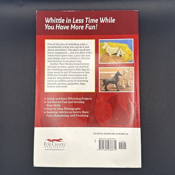 20-Minute Whittling Projects : Fun Things to Carve from Wood by Tom Hindes... - Picture 2 of 7